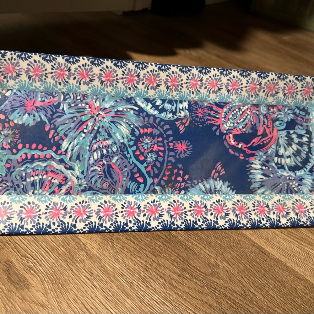 Lilly Pulitzer plastic tray